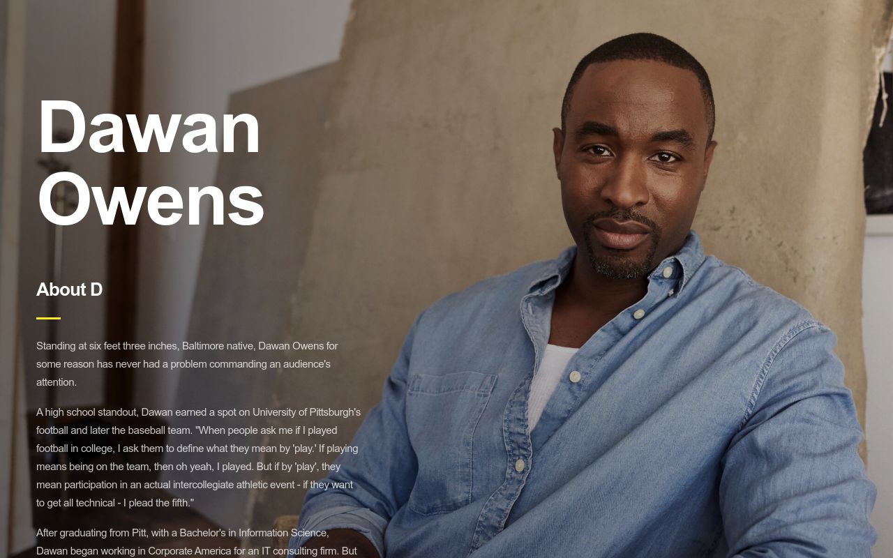 Actor Dawan Owens